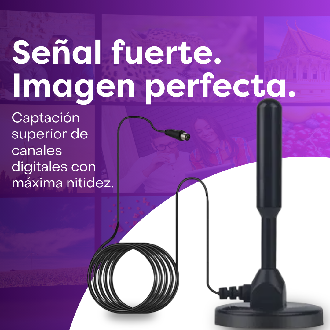 Antena Digital HDTV - Compra 1 y Llévate 2 GRATIS 🎁