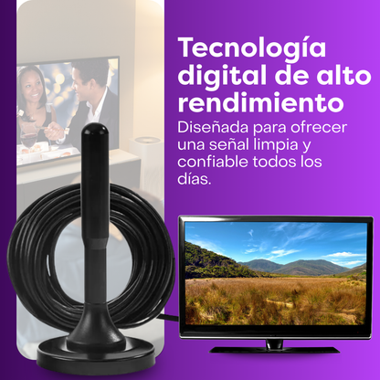 Antena Digital HDTV - Compra 1 y Llévate 2 GRATIS 🎁