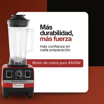 Licuadora Profesional Shorbull - 4500W + Picador Elétrico GRATIS 🎁